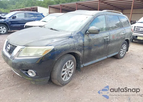 2015 Nissan Pathfinder Sv из США, поврежденный, VIN 5N1AR2MN8FC621663